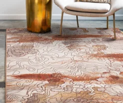 My Magic Carpet Vienna Abstract Washable Area Rug -DHP Sales Store 810537694 2