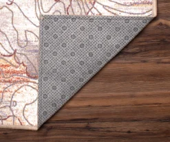 My Magic Carpet Vienna Abstract Washable Area Rug -DHP Sales Store 810537695 3