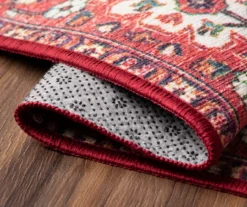 My Magic Carpet Ramage Maroon Washable Area Rug, (5' X 7') -DHP Sales Store 810537700 5