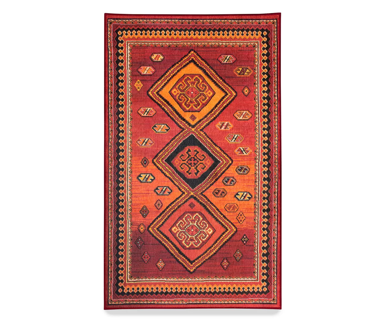 My Magic Carpet Phoenix Kilim Garnet Washable Area Rug, (3' X 5') 3 My Magic Carpet Phoenix Kilim Garnet Washable Area Rug, (3' X 5')