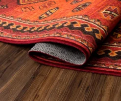 My Magic Carpet Phoenix Kilim Garnet Washable Area Rug 27 My Magic Carpet Phoenix Kilim Garnet Washable Area Rug -DHP Sales Store 810537705 4 1