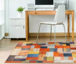 My Magic Carpet Patchwork Washable Area Rug -DHP Sales Store 810537708 2 1