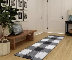 My Magic Carpet Buffalo Plaid Washable Area Rug -DHP Sales Store 810537716 2