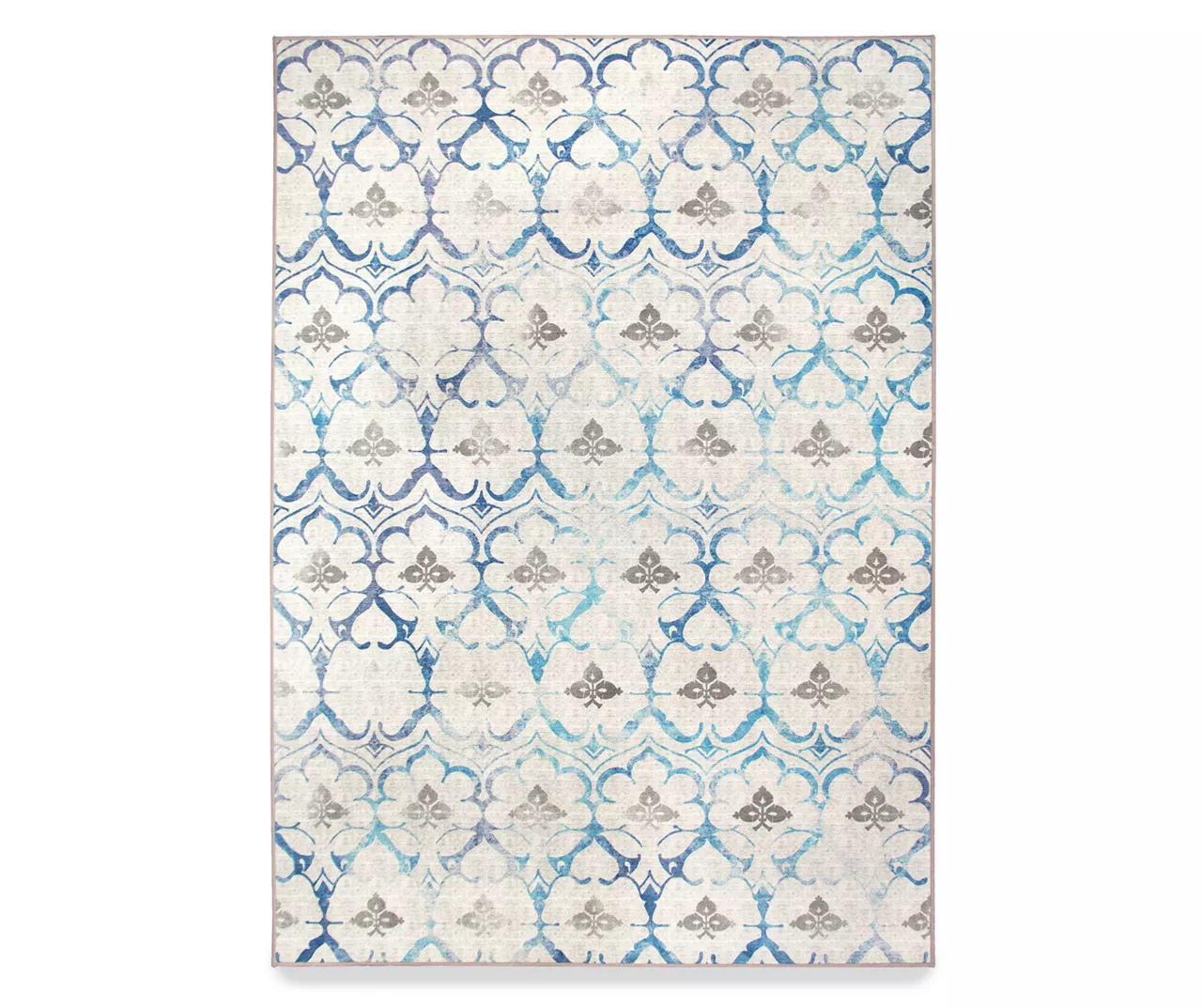 My Magic Carpet Leilani Damask Washable Area Rug 4 My Magic Carpet Leilani Damask Washable Area Rug - Image 2