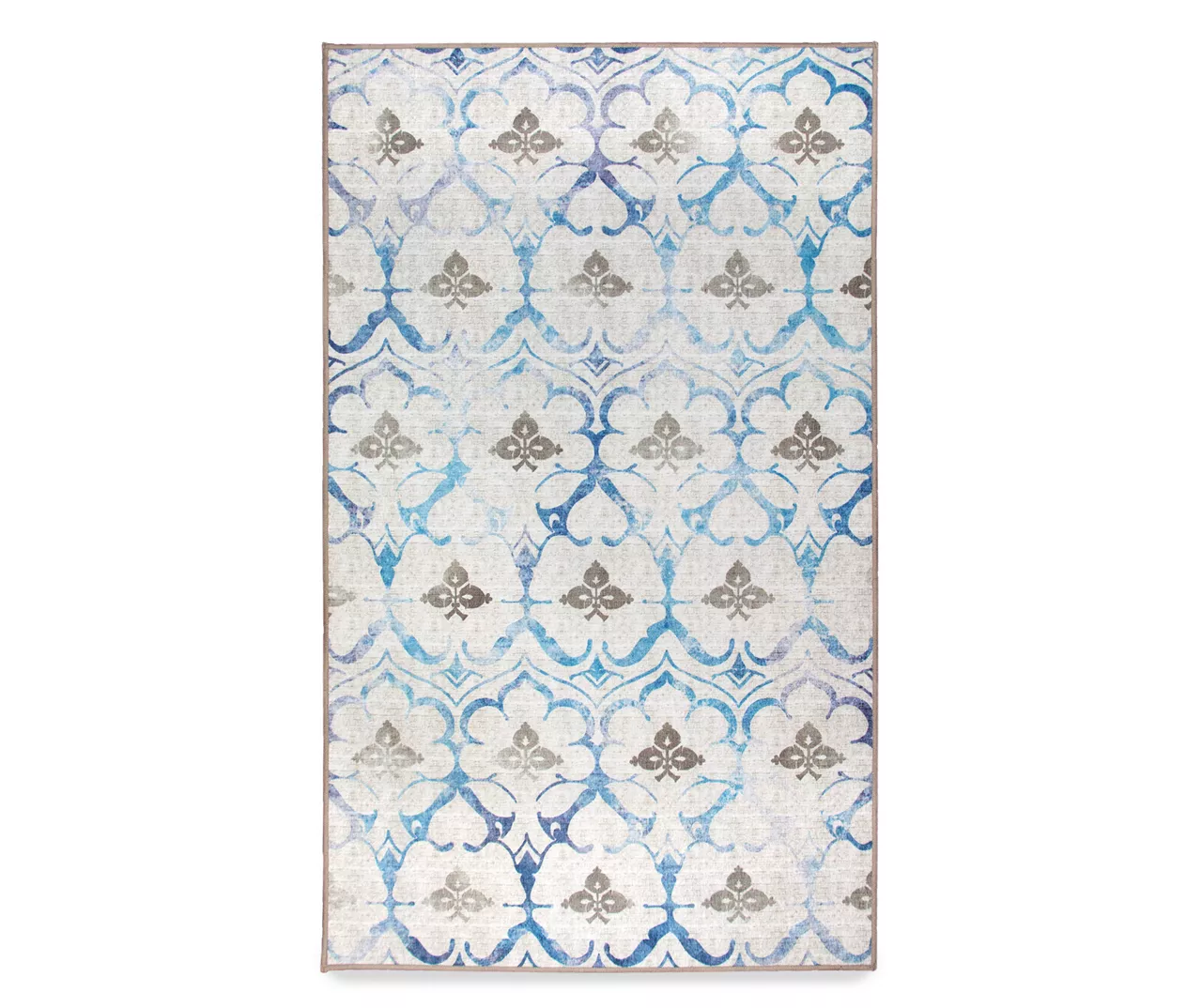 My Magic Carpet Leilani Damask Washable Area Rug 3 My Magic Carpet Leilani Damask Washable Area Rug