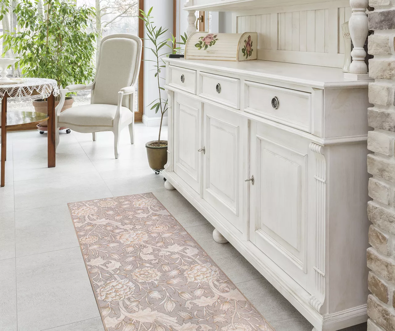 My Magic Carpet Kalini Floral Washable Area Rug 19 My Magic Carpet Kalini Floral Washable Area Rug - Image 17