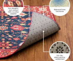 My Magic Carpet Kalini Floral Washable Runner, (2'6" X 7') -DHP Sales Store 810537752 7