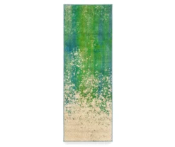 My Magic Carpet Hazel Chevron Teal Washable Area Rug -DHP Sales Store 810537755 1 1