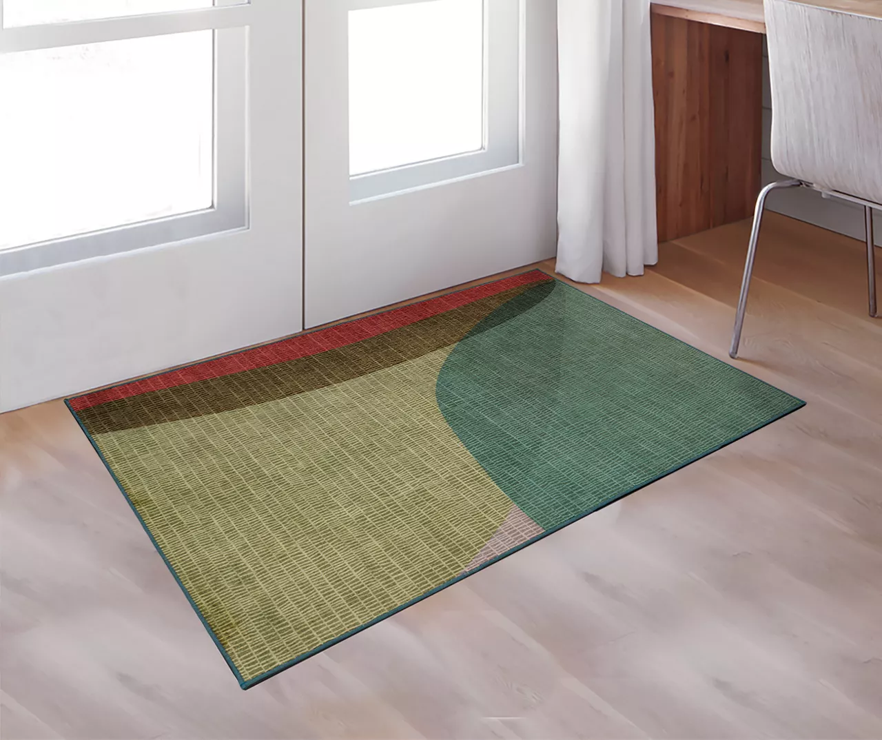 My Magic Carpet Cove Green Washable Area Rug 6 My Magic Carpet Cove Green Washable Area Rug - Image 4