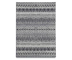 My Magic Carpet Chelsea Aztec Dark Gray Washable Area Rug -DHP Sales Store 810537766 1