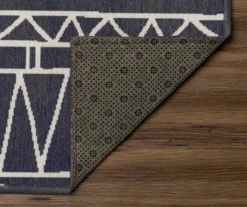 My Magic Carpet Chelsea Aztec Dark Gray Washable Area Rug -DHP Sales Store 810537768 3 1