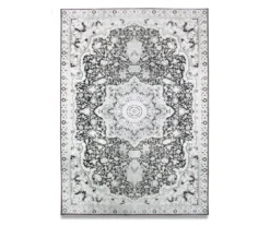 My Magic Carpet Parviz Gray Washable Area Rug -DHP Sales Store 810537769 1