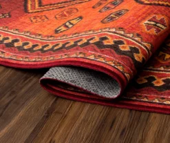My Magic Carpet Phoenix Kilim Garnet Washable Runner, (2'6" X 7') 14 My Magic Carpet Phoenix Kilim Garnet Washable Runner, (2'6" X 7') -DHP Sales Store 810537783 4 1