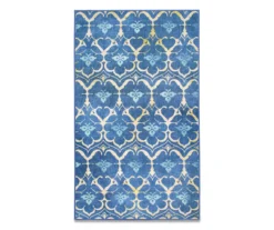 My Magic Carpet Leilani Damask Washable Area Rug 25 My Magic Carpet Leilani Damask Washable Area Rug -DHP Sales Store 810537798 1