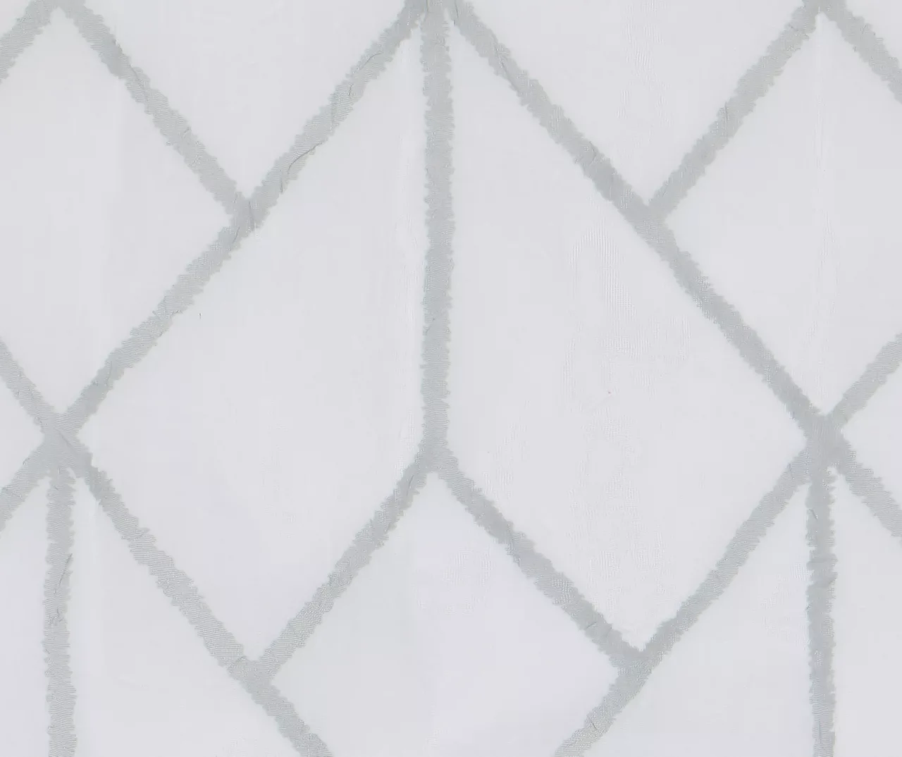Finch Gray Geometric Crushed Voile Sheer Curtain Panel, (84") 5 Finch Gray Geometric Crushed Voile Sheer Curtain Panel, (84") - Image 3
