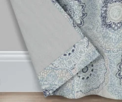 Eclipse Evon Medallion Grommet Blackout Curtain Panel Pair -DHP Sales Store 810538069 2