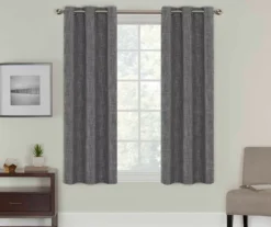 Eclipse Alec Crosshatch Blackout Grommet Curtain Panel Pair -DHP Sales Store 810538081