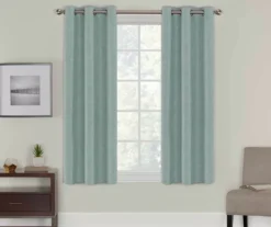 Eclipse Alec Crosshatch Blackout Grommet Curtain Panel Pair -DHP Sales Store 810538087