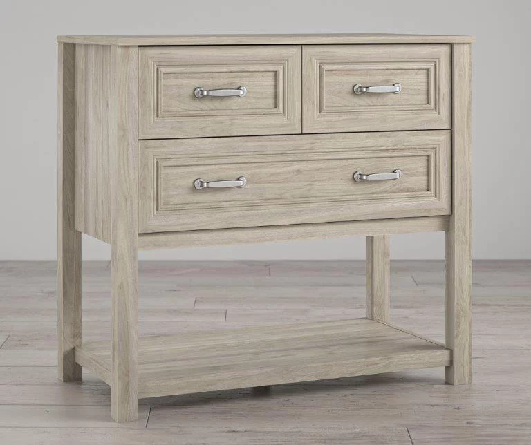 Sierra Ridge Levi Light Walnut 3-Drawer Dresser 4 Sierra Ridge Levi Light Walnut 3-Drawer Dresser - Image 2