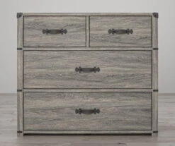 Nova Gray Oak 4-Drawer Storage Dresser -DHP Sales Store 810538201 1