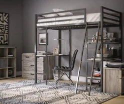 Nova Gray Oak 4-Drawer Storage Dresser -DHP Sales Store 810538201 6