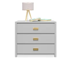 Monarch Hill Haven Dove Gray 3-Drawer Dresser 12 Monarch Hill Haven Dove Gray 3-Drawer Dresser -DHP Sales Store 810538227 5