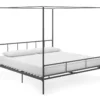 Marion Dark Gray Metal King Canopy Bed -DHP Sales Store 810538378 3