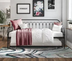Bright Pop Black Metal Twin Daybed & Trundle -DHP Sales Store 810538400 3