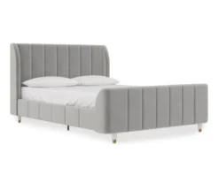 Little Seeds Valentina Velvet Full Bed