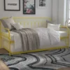 Bright Pop Yellow Metal Twin Daybed & Trundle -DHP Sales Store 810538408 1