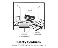 Novogratz Marion Canopy Bed -DHP Sales Store 810538415 5