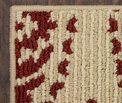 Red & White Medallion Accent Rug, (20" X 60") -DHP Sales Store 810539127 4