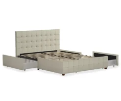 CosmoLiving Elizabeth Velvet Storage Bed -DHP Sales Store 810540949 4