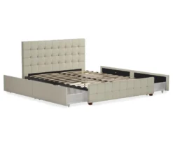 CosmoLiving Elizabeth Velvet Storage Bed -DHP Sales Store 810540949 5