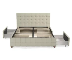 CosmoLiving Elizabeth Velvet Storage Bed -DHP Sales Store 810540949 6