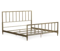 CosmoLiving Blair Brass Metal King Bed -DHP Sales Store 810541048 4
