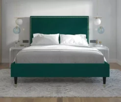 CosmoLiving Audrey Velvet King Bed -DHP Sales Store 810541049 2