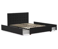 CosmoLiving Elizabeth Velvet Storage Bed -DHP Sales Store 810541061 5