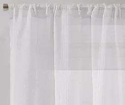 Real Living Sheer Plaid-Weave Curtain Panel 13 Real Living Sheer Plaid-Weave Curtain Panel -DHP Sales Store 810541522 3