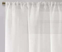 Real Living Bayview Textured Rod Pocket Sheer Curtain Panel 11 Real Living Bayview Textured Rod Pocket Sheer Curtain Panel -DHP Sales Store 810541525 3