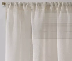 Real Living Bayview Textured Rod Pocket Sheer Curtain Panel 13 Real Living Bayview Textured Rod Pocket Sheer Curtain Panel -DHP Sales Store 810541529 3