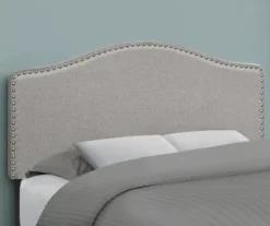 Monarch Linen Nailhead Trim Headboard 24 Monarch Linen Nailhead Trim Headboard -DHP Sales Store 810542515 1