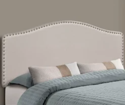 Monarch Linen Nailhead Trim Headboard 26 Monarch Linen Nailhead Trim Headboard -DHP Sales Store 810542518 1