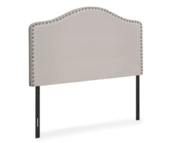 Monarch Linen Nailhead Trim Headboard 37 Monarch Linen Nailhead Trim Headboard -DHP Sales Store 810542522 2