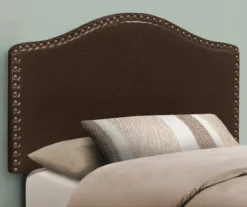 Monarch Faux Leather Button Tufted Headboard -DHP Sales Store 810542525 1
