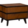 Manhattan Walnut 2-Drawer Mid-Century Wood Nightstand -DHP Sales Store 810543109 A0 1
