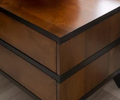 Manhattan Walnut 2-Drawer Mid-Century Wood Nightstand -DHP Sales Store 810543109 A8 10