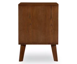 Shay Walnut 2-Drawer Wood Nightstand -DHP Sales Store 810543116 4