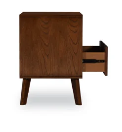 Shay Walnut 1-Drawer Wood Nightstand -DHP Sales Store 810543117 3