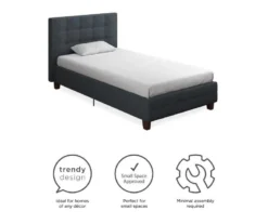 Atwater Living DHP Ryder Linen Upholstered Bed -DHP Sales Store 810543644 1